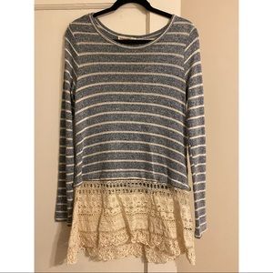 Altar’d State Knit Lace Tunic